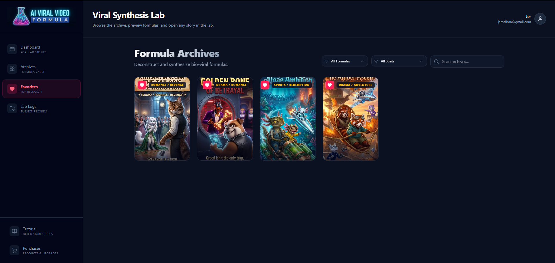 Favorites Manager Screenshot